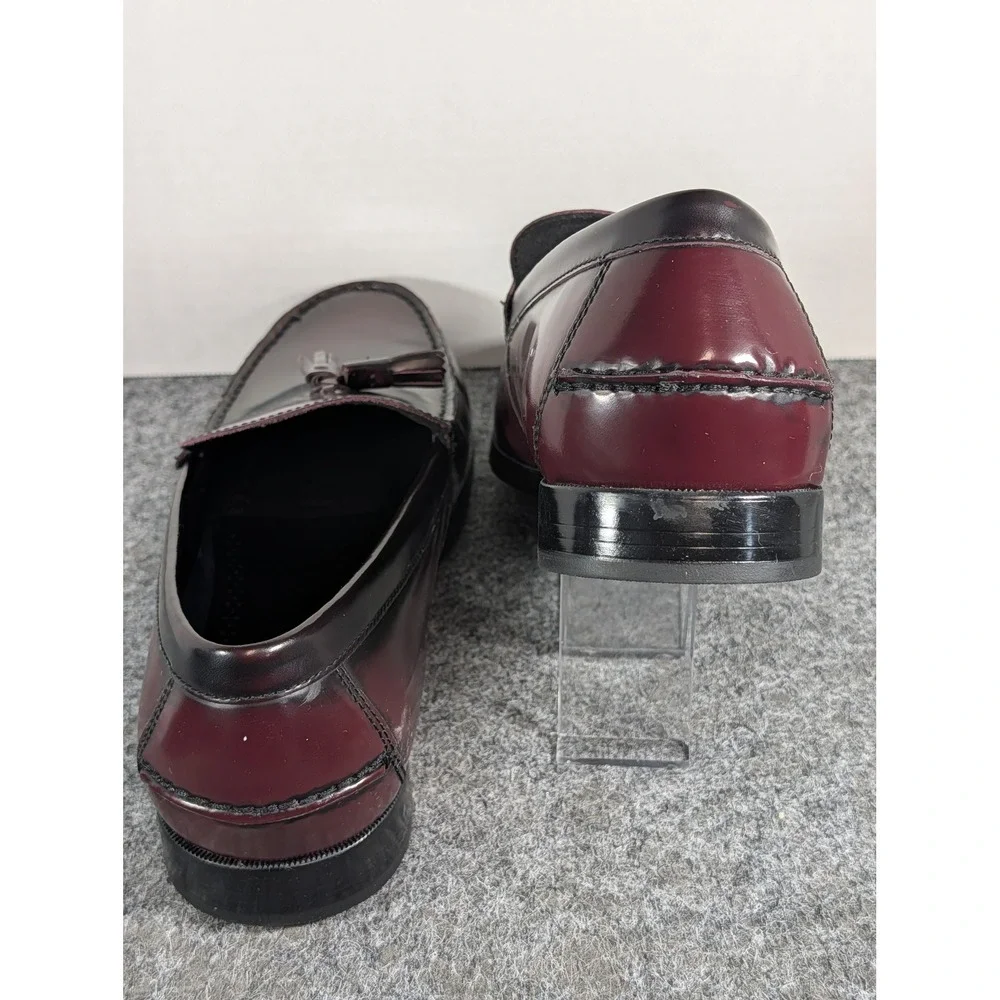 Rockport Mens Tassel Loafers Burgundy Black Ombre Leather truTECH RMWHITLAW 12W